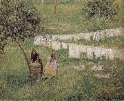 Camille Pissarro for women Laundry oil painting